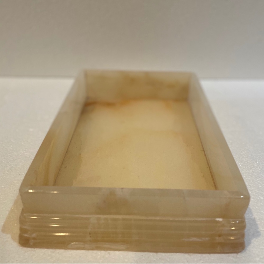 Onyx long Napkin Holder or Tray